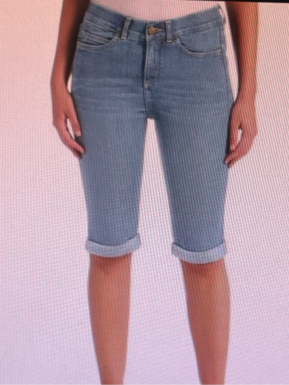 Rafaella NWT Weekend Comfort Bay Blue Skimmer Jeans Size 6